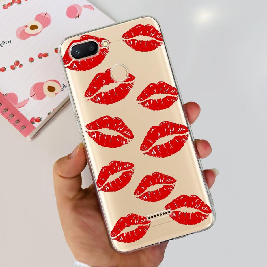 For Xiaomi Redmi 6 6A Case Cute Painted Cover Clear Silicone Phone Case Soft TPU Shell For Redmi 6A Redmi6 Redmi6A Fundas Bumper