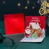 Christmas 3d Three-dimensional Greeting Card Handwritten Thank You Card Christmas Postcard High-end Folding Card Greeting Card with Envelope