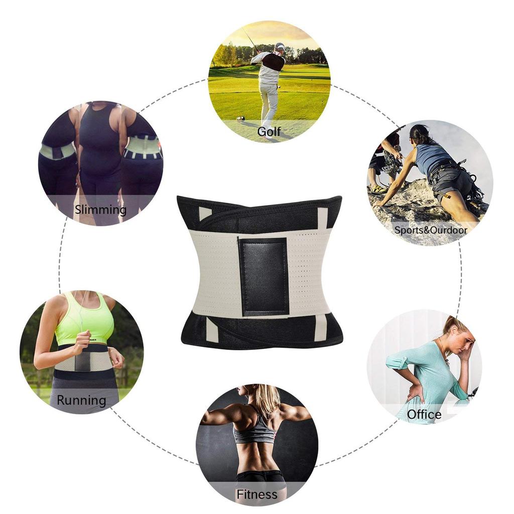 Women's Waist Trainer Belt, Waist Cincher Trimmer, Slimming Body Shaper, Sport Girdle Belt
