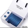 Men's 1200-Needle High-Density Business Stripe & Paisley Tie Set - 6 Piece Groom & Wedding Gift Box