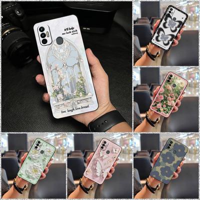 Anti-dust Shockproof Phone Case For Tecno Spark 7/Spark7T Silicone Protective Durable Cartoon Soft Case Phone Pouch TPU
