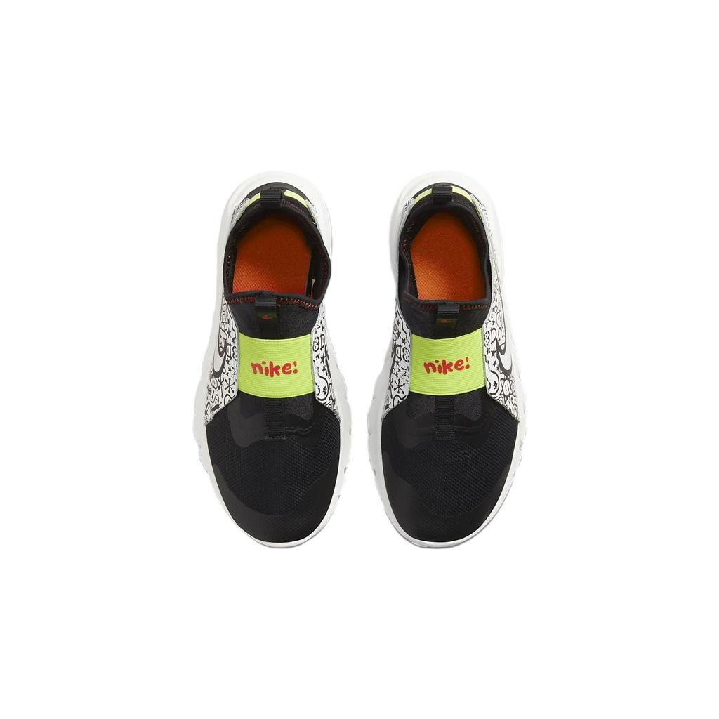 Nike Flex Runner 2 JP GS Doodles Kinder-Sneaker Schwarz Picante-Rot Light-Lemon-Twist DV8253-001