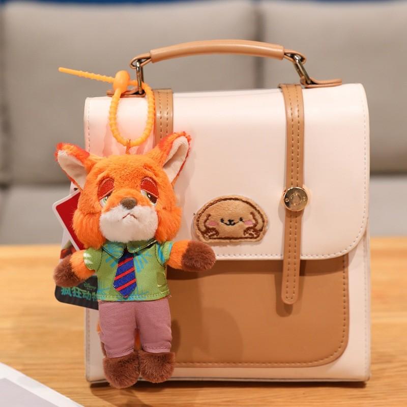 Zootopia Judy Hopps Nick Wilde Plush Bag Charm With Soft Cotton Filling For Kids And Teens