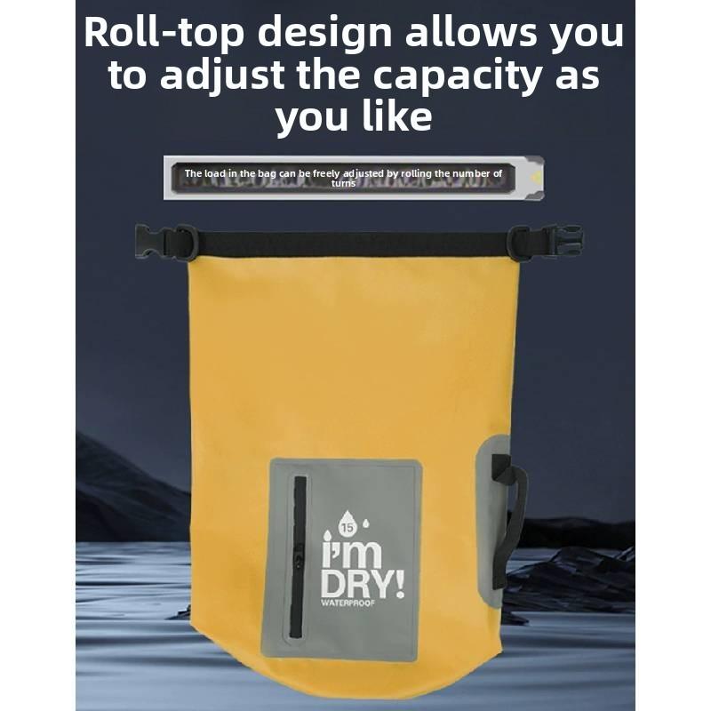 Outdoor Waterproof Bag Pvc Dry Storage Bag For Swimming And Camping Adventures