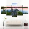 5 Panel/pieces  Alone Wall Posters Print On Canvas Art Painting For Home Living Room Decoration
