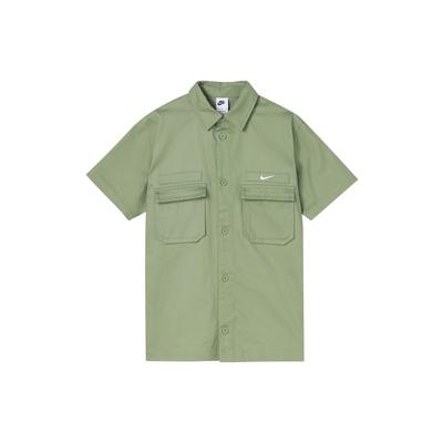 Shirts Men's Green Lapel Moderate Other DX3341-386