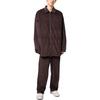 Fear of God Essentials Corduroy Shirt Jacket Plum Men Outerwear Brown 202BT224125F