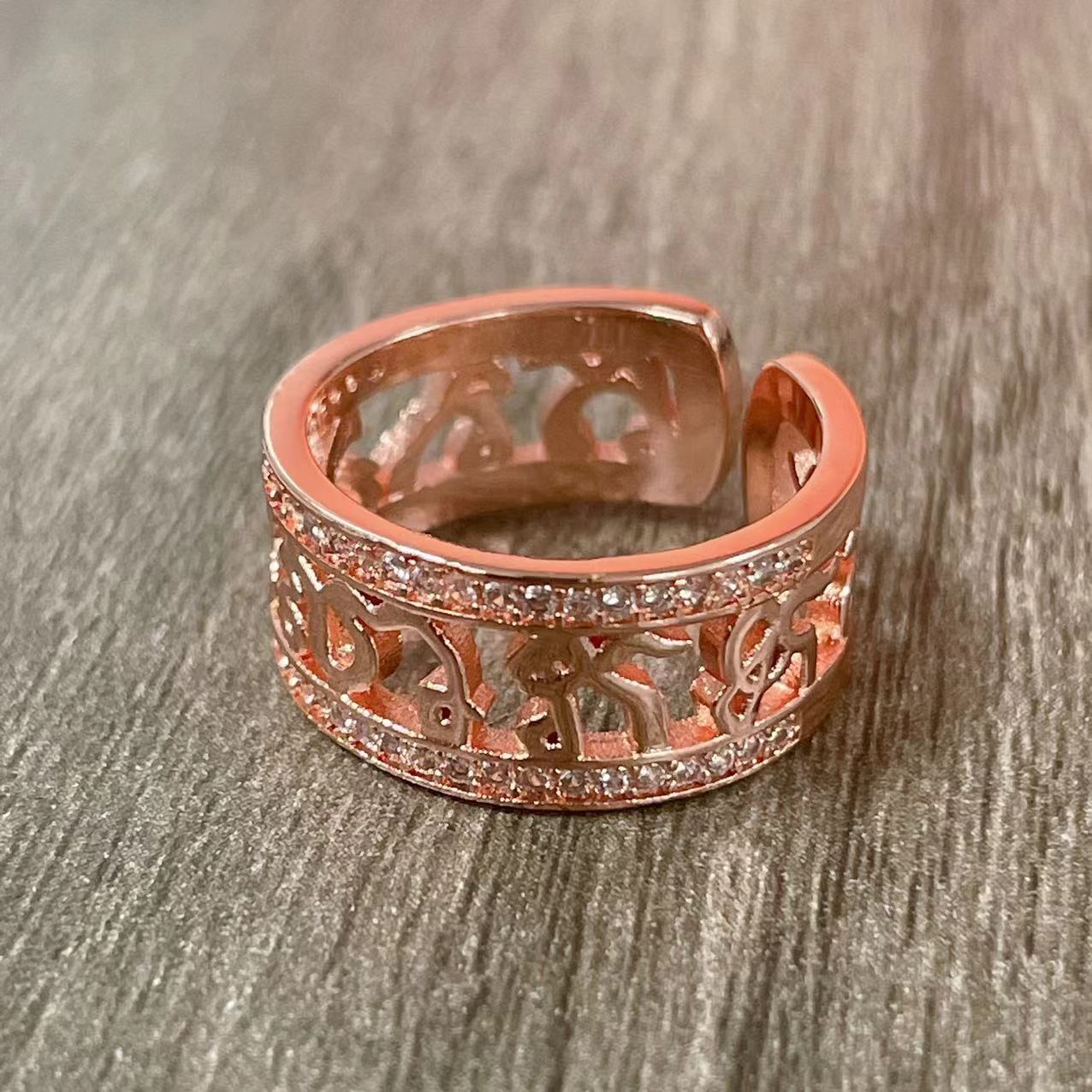 

Мужское и женское простое, открытое, персонализированное, универсальное и креативное кольцо Opening Adjustable