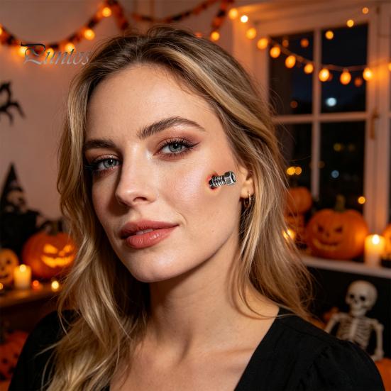 Special Effects Latex Appliances 3D Halloween Fake Scar Stickers, Realistic Wound Tattoos for Skin Friendly Wounds Costume Makeup, Prop Cosplay