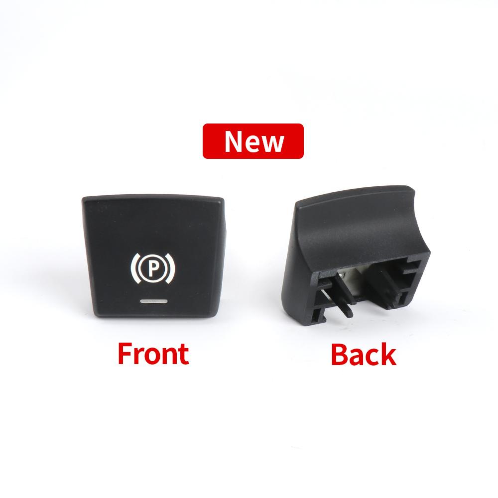 Car Electronic Handbrake Parking Brake P Button Switch Cover For F10 F07 F02 Parking Brake Switch Auto H Button Replacement