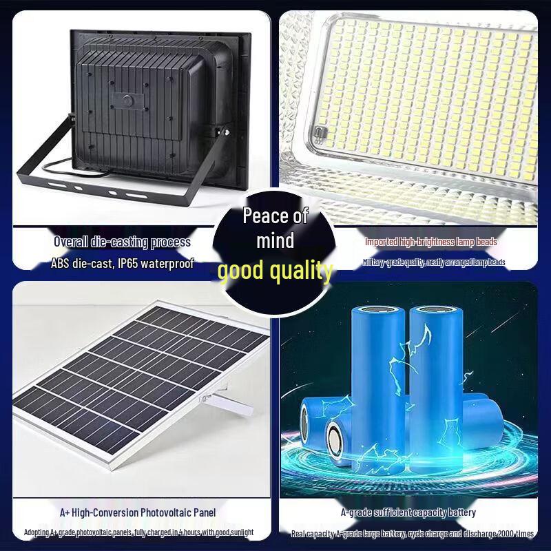 DreamBubble 100W Solar Outdoor Flood Light