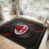 AC Milan Design Crystal Velvet Carpet Cozy Non?Slip Printed Rug For Bedroom Living Room Entrance