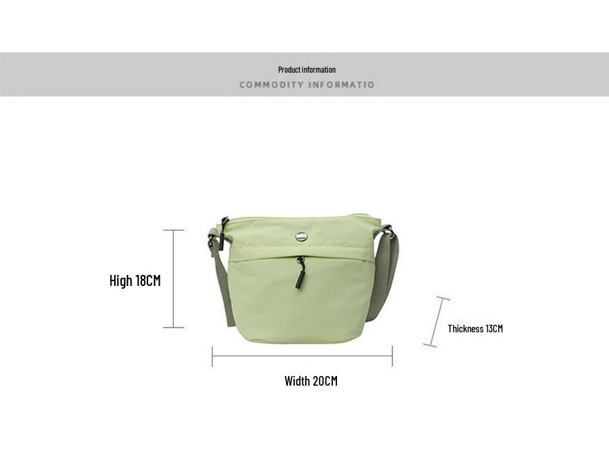 Ultralight Minimalist Nylon Crossbody Sports Bag