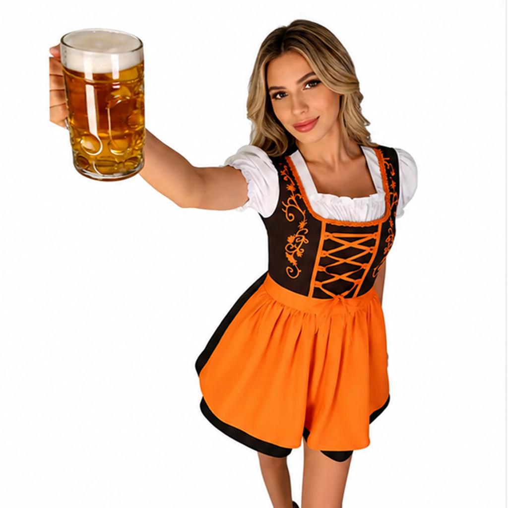 Women's Plus Size Costume Dress for Oktoberfest Celebration