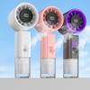 Strong Wind Foldable Small Fan USB Rechargeable Water Spray Mist Fan  Personal Use