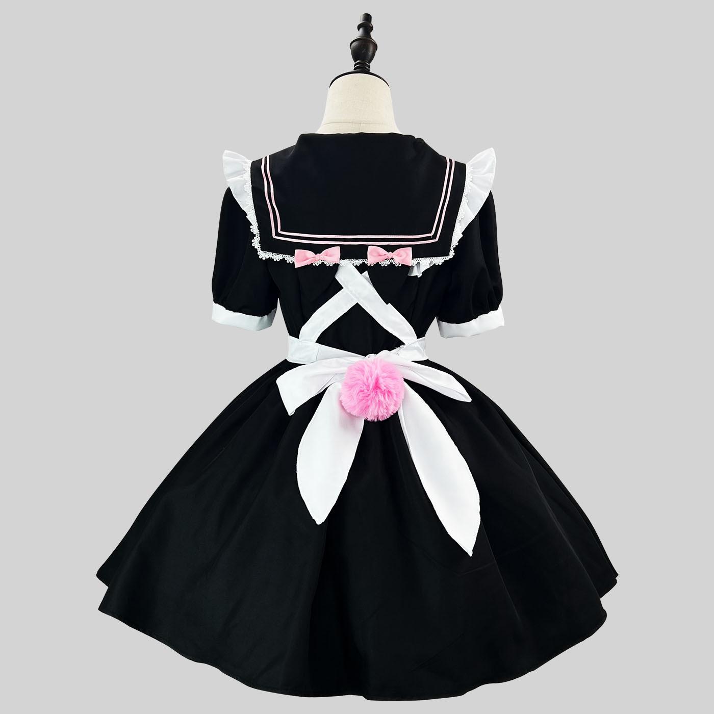 Оригинальный новый японский костюм горничной JK Crew Collar COS Cat Niang Sailor Maid 5XL — фото 3