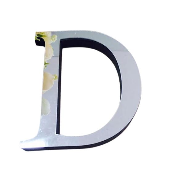 Popular Wedding English Love Letters Home Decor 3D Mirror Wall Stickers Alphabet Christmas Decor ARI