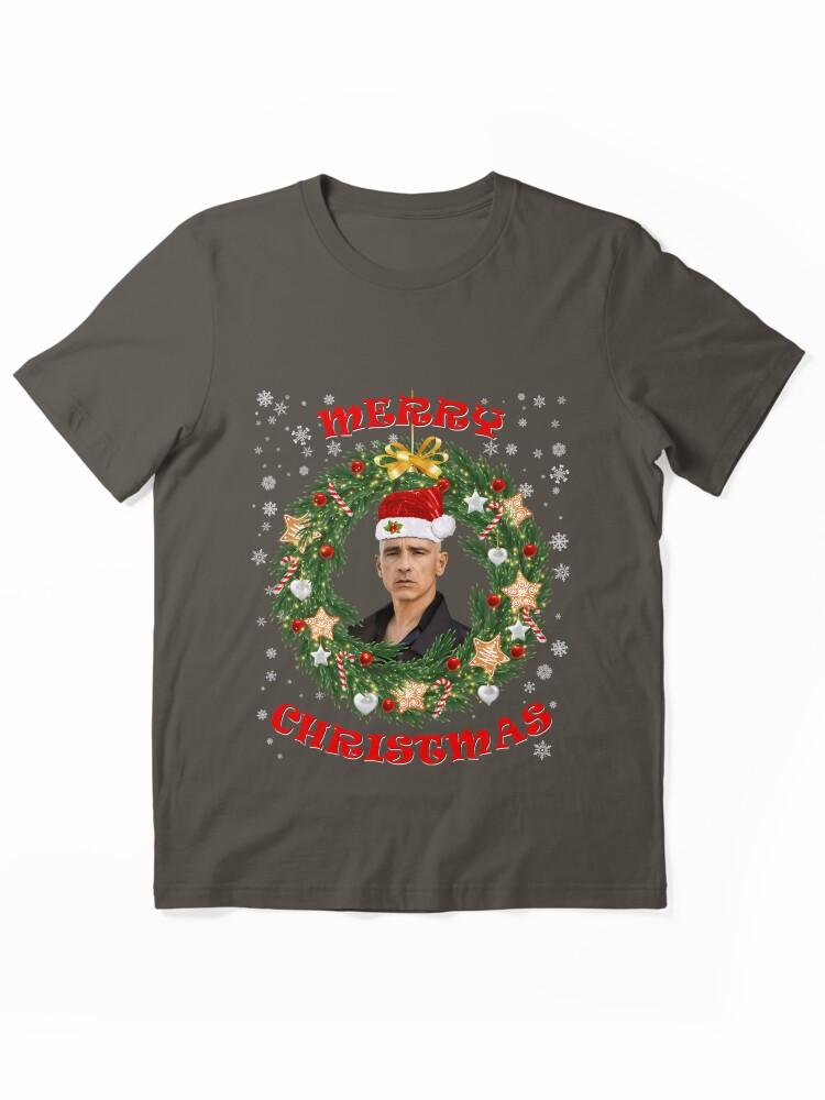 Eros Ramazzotti Merry Xmas Eros Santa Hat and Christmas Wreath Essential Unisex T-Shirt