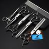 7.0" Dima Xi Pet Grooming Set: 4-Piece Scissors & Comb Kit