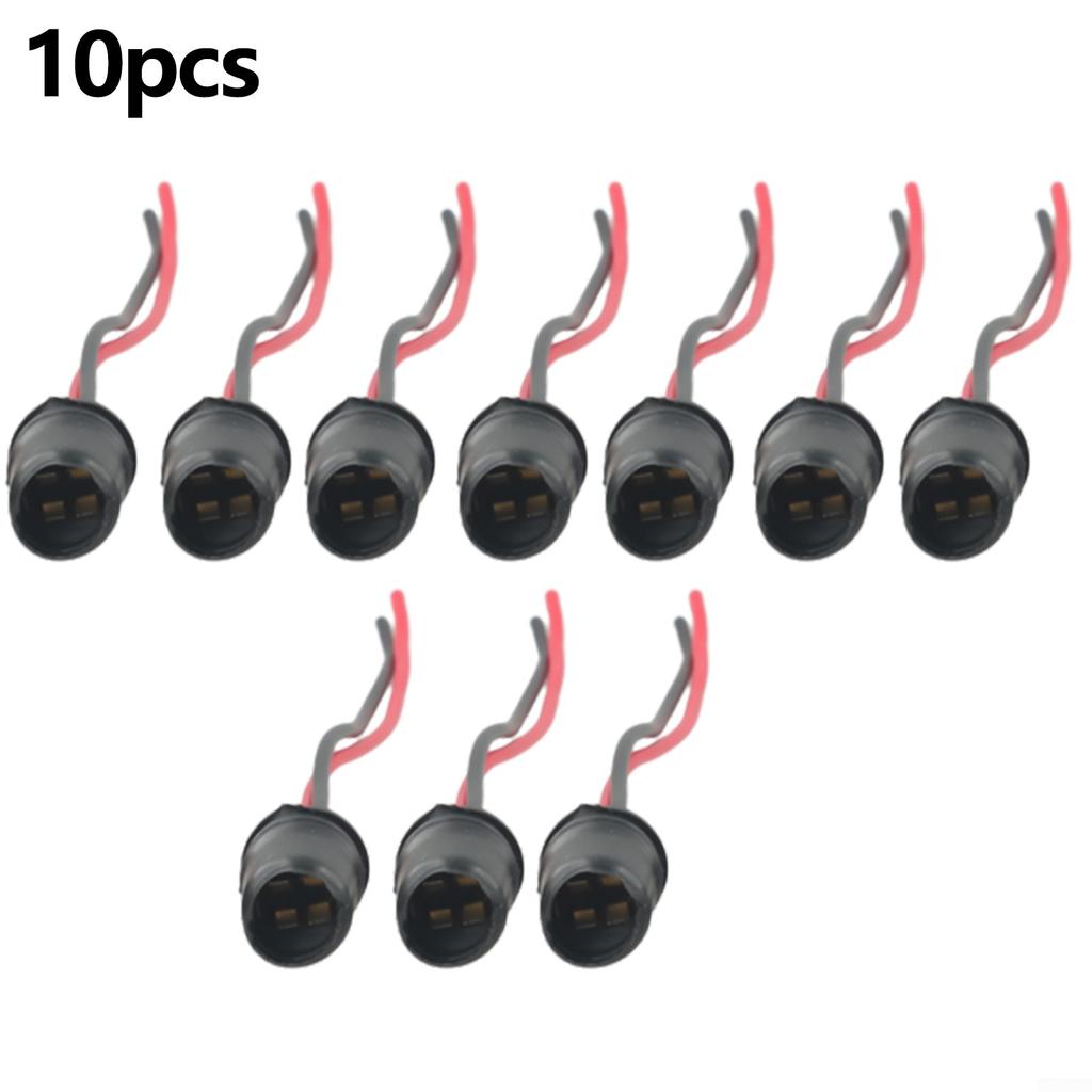 Connector Set Size Holder 10mm Led 10pcs Pro Base Car Light Bulb 10x Socket