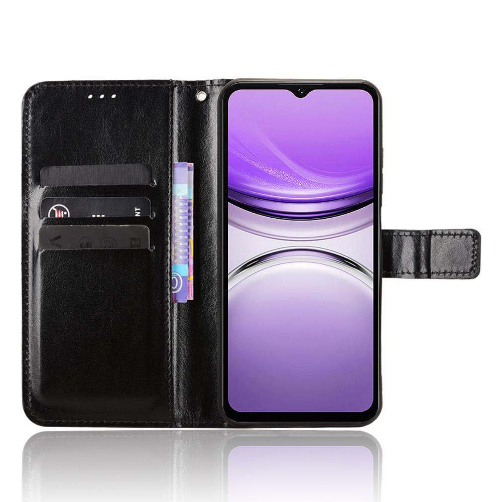 for Oukitel C2 2025 Wallet Case with Kickstand & Card Slots – Shockproof, Dustproof, Business Heavy Duty Flip Leather Cover