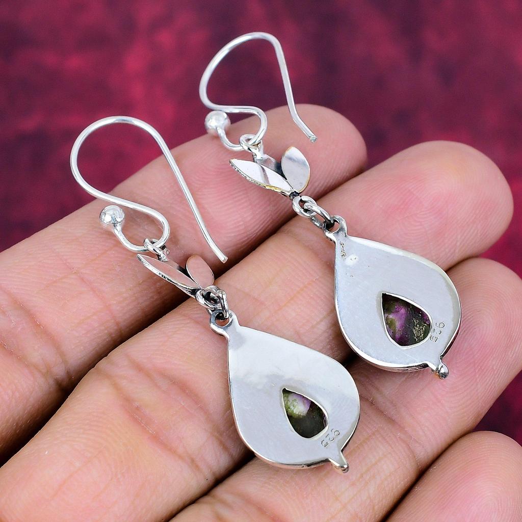 Pink Spiny Oyster Turquoise Earrings Gemstone Jewelry, 925 Solid Sterling Silver Earrings, Handmade Jewelry Birthstone Earrings, Gift For Him