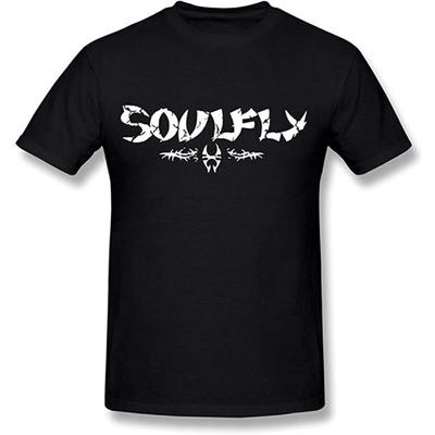 NOTEE Men's Soulfly Band Logo T Shirt T-Shirts Black