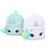 Unicorn Plush Big Eyed Backpack Soft Plush Toys Kindergarten Children's Cartoon Backpack Little Girl Bag Backpack