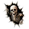 Halloween Break-In 3D Wall Decals Cracked Effect Removable PVC Stickers Haunted Scene Holiday Party Decor