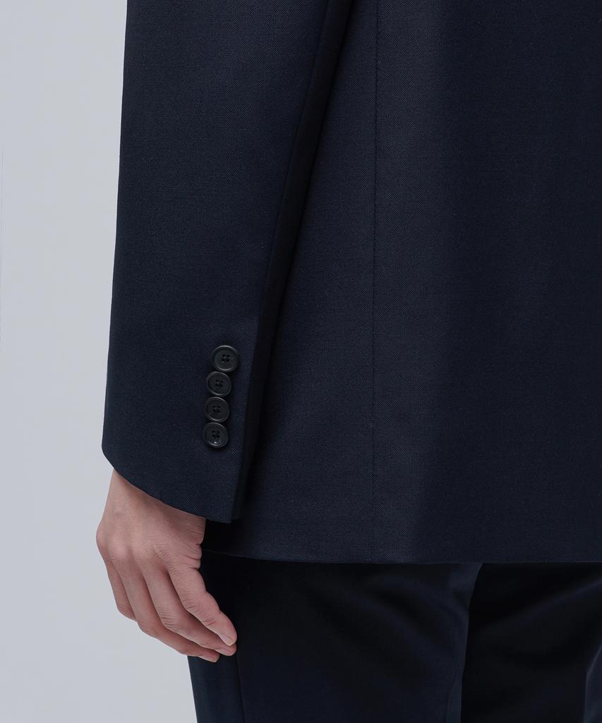 Musinsa Standard Relaxed Basic Wool Blazer [Navy]