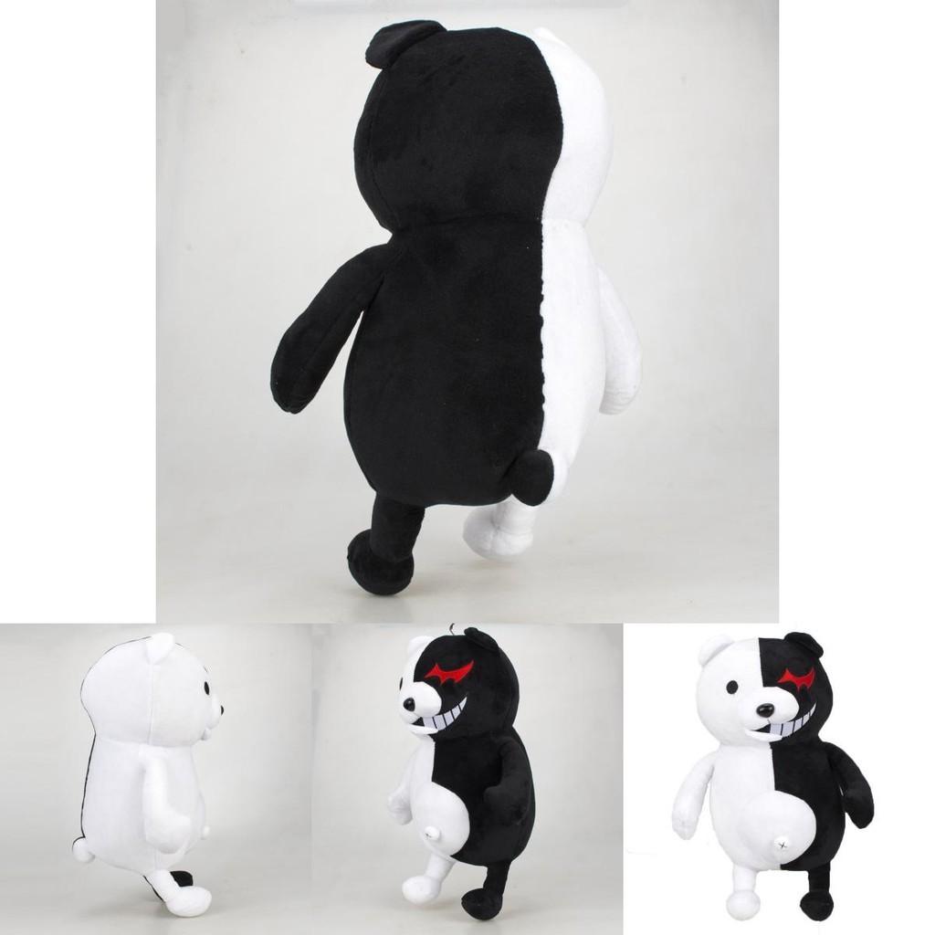 Entzückendes 14" Danganronpa Monokuma Plüschtier Weicher Schwarz-Weißer Stofftier-Bär