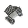 Winter Scarf Small Hole Design Thickened Warm Print Scarf Windproof Cold-Resistant Women Neck Warmer