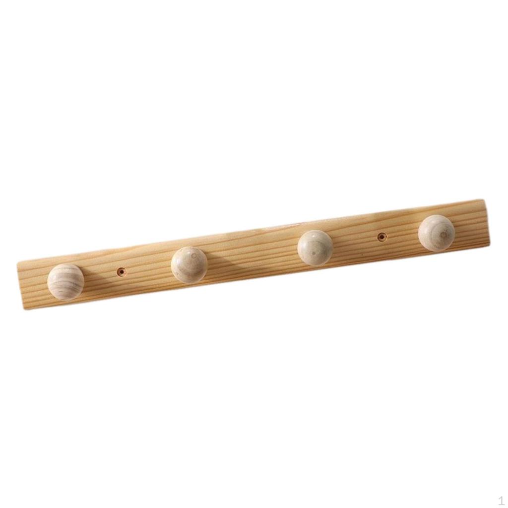 Premium Wood Coat Hooks for Hanging Garments And Accessories