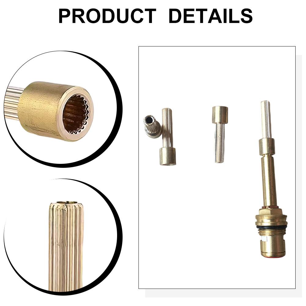 1pc All-Copper 20-tooth In-wall Shower Faucet Valve Core Sleeve Extended Valve Sleeve For Shower System Hardware Accessories
