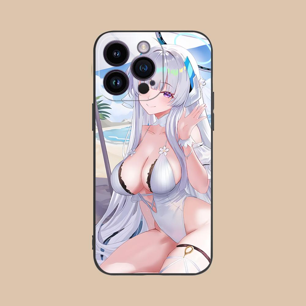 Blue Archive Ushio Noa Phone Case for iPhone 17 16 15 14 13 12 11 X XR XS 8 7 Air Pro Max Plus Mini Colorful Cover Pretty Cover