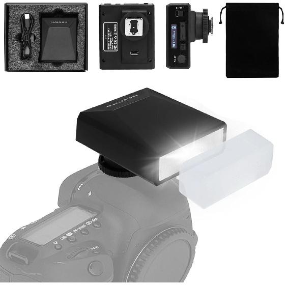 G12 Mini Camera Flash Speedlite, GN12 5600K,USB-C Charging Built-in 1200mAh Battery Compatible for