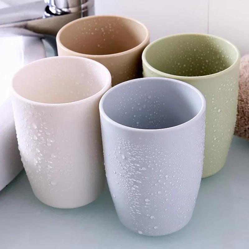 

10pcs Solid Color Brushing Toothpaste Cup Toothbrush Holder Plastic Creative Cartoon Travel Bathroom Pendant Home Decor 10pcs зелёный