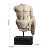 Nordic Male Nude Figure Sculpture Table Top Art Deco Sketch Resin Bodybuilding Figure Sculpture Ornament Aesthetic Decoration