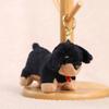 Tie Dachshund Pendant Keychain Plush Toy Dog Doll Doll Girl Bag Pendant Ragdoll