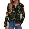 Women's Printed Long Sleeve Shirts Elegant Casual Tops Trendy Shirts Tops