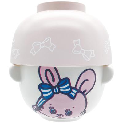 Sun Art Livany Mini Soup and Rice Bowl 10 X 6cm Made In Perfect As a Birthday Swimmer "SWIMMER" Set, Approx. Diameter, Pink, Japan, Gift, Merchandise,