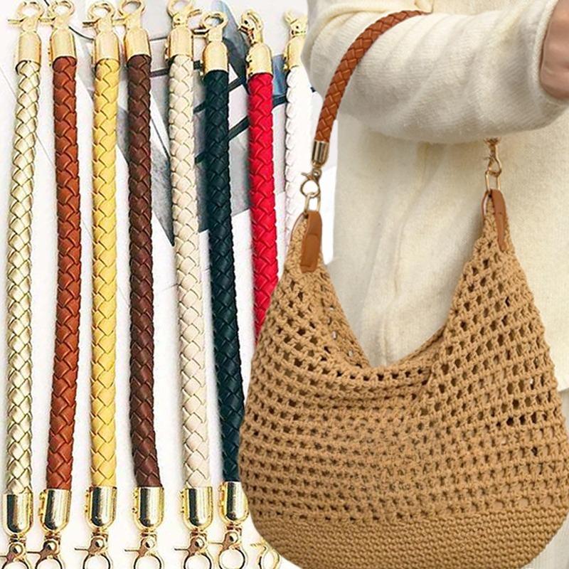 1/2pcs 2025 New Bag Shoulder PU Straps Accessories DIY Woven Bag Strap Hand Strap Handbag Shoulder Straps Bag Accessories