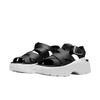 Jordan Beach Sandals Women's Black/White/Metal Silver IB8841-001