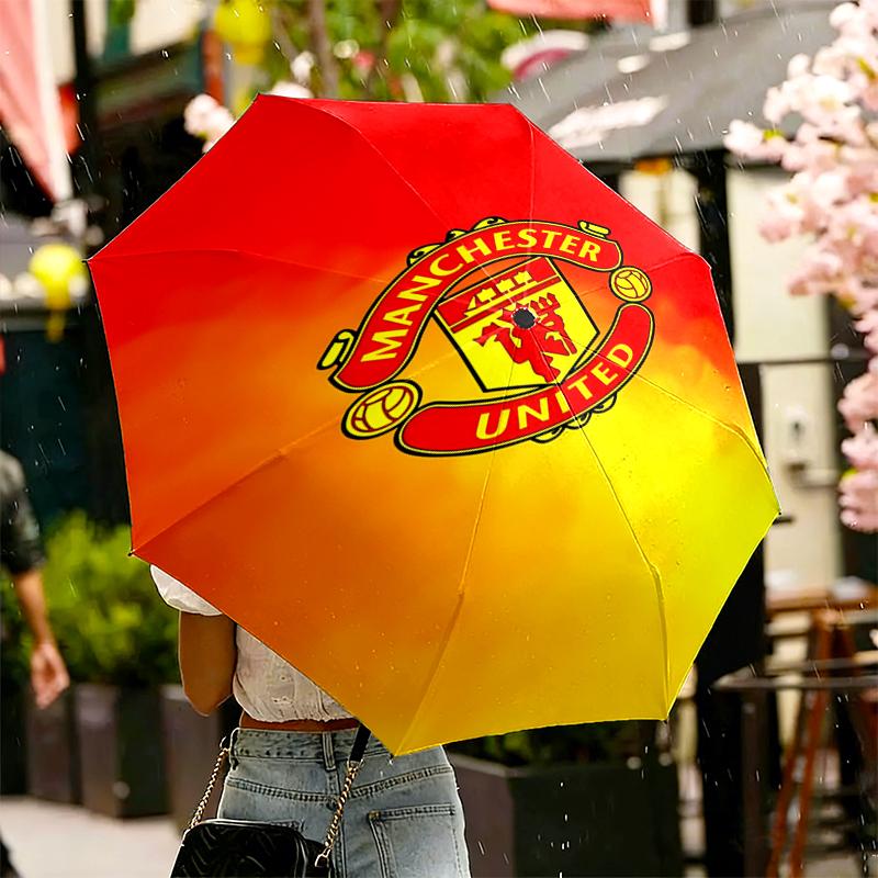 Manchester United F.C Print Umbrella Automatic Opening/ Closing - Portable Foldable Design - Daily use for Travel/Outdoor - Gift for Birthday