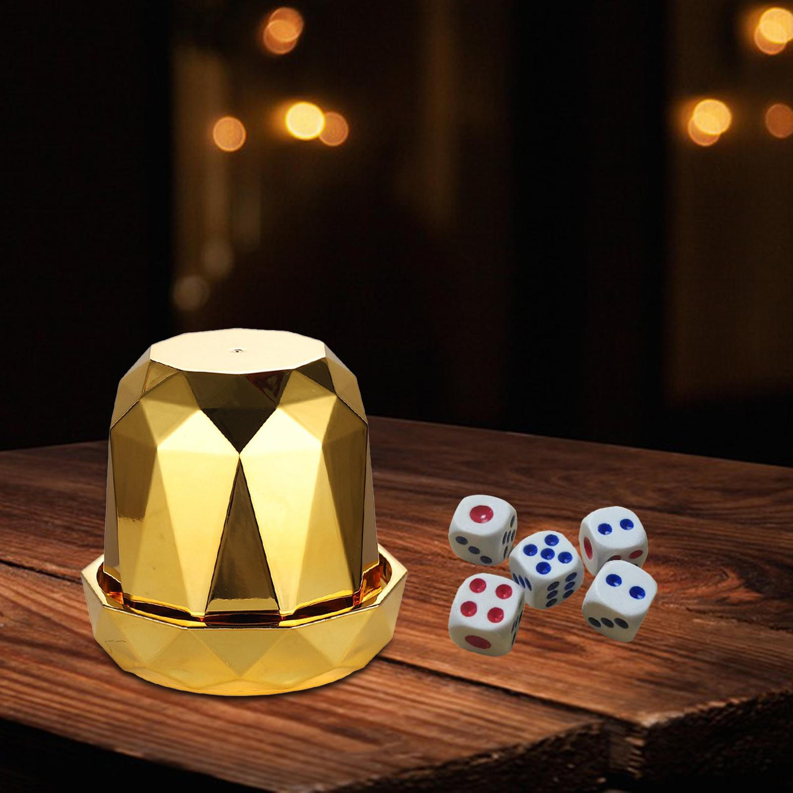 

Держатель для хранения стаканчиков для кубиков. Профессиональный, практичный, прочный. В комплект входит шейкер для 5 кубиков. Gold Ordinary