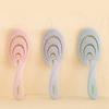 Eyecandy Quick Dry Eco Friendly Detangling Eco Friendly Hair Brush  Coral Pink  Coral Purple  Coral Blue 
