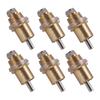 10Set New Chicken Waterer Nipples Drinkers Quail Chicks Turkeys Ducks Poultry Waterer Nipples Leak-Proof Automatic Spring Type