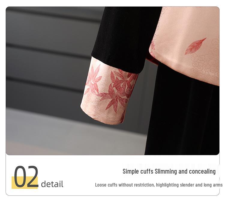 Spring Floral Vest Dress Set for Middle-Aged & Elderly Women: Stylish Base Layer & Outerwear for Spring & Autumn