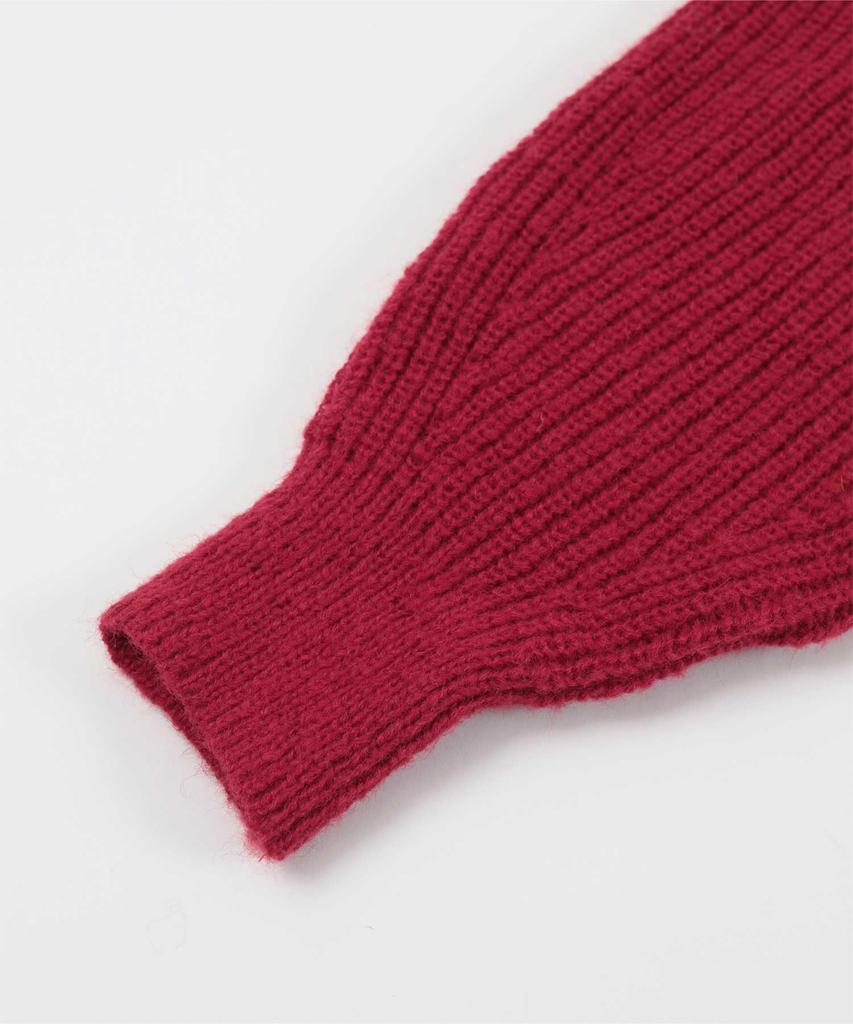 miette Double Frill Knit REXX1152 Free Size Red Women's