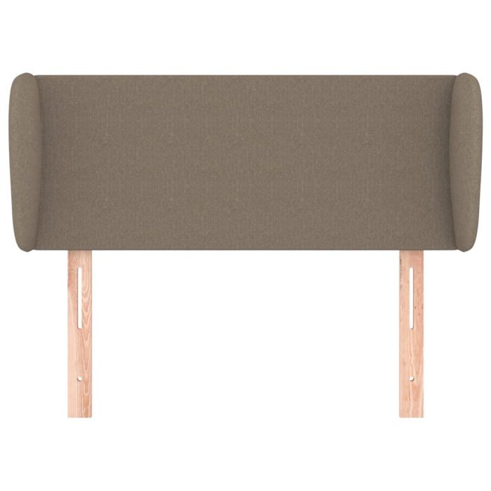 Tête de lit - Maison Exclusive - Oreilles - Tissu taupe - Hauteur réglable 93x23x78/88 cm